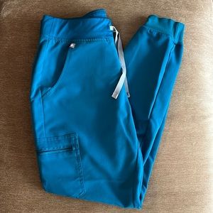 Figs scrubs Zamora jogger Caribbean Blue